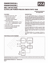 DataSheet IS66WV25632BLL pdf